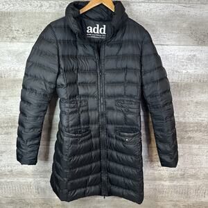 ADD Down Puffer Black Women’s Parka Coat Jacket US 6